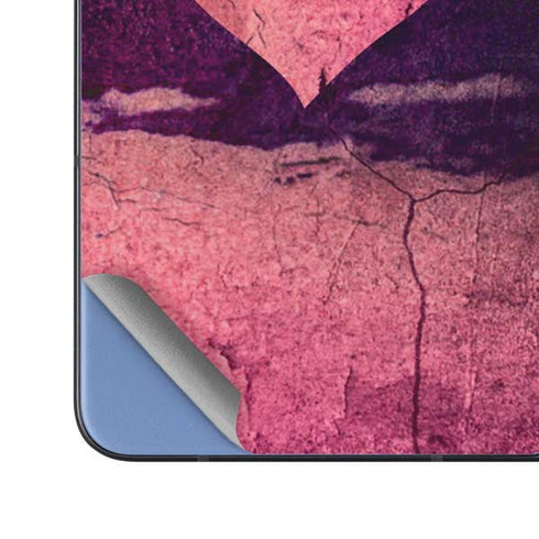 Rustic Musical Heart Galaxy Z Fold5 5G Skin